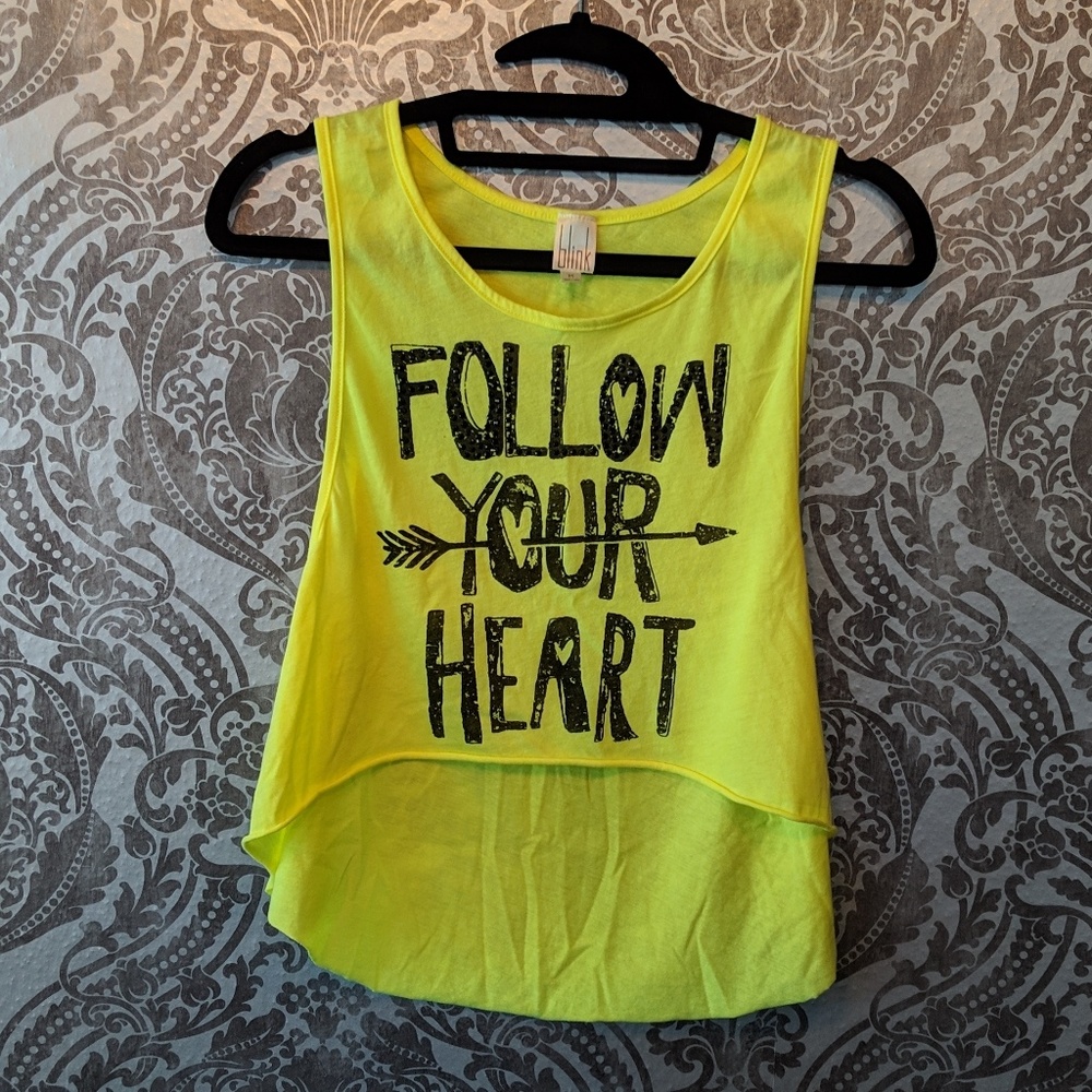 Gem studded crop Blink tank